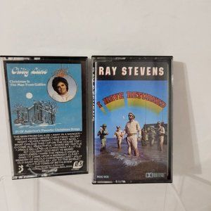 2 Vintage Country Music Cassette Tapes